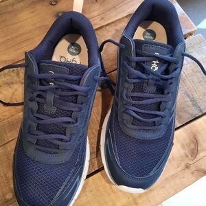 Ryka sneakers ladies 9.5 dark navy blue fabric